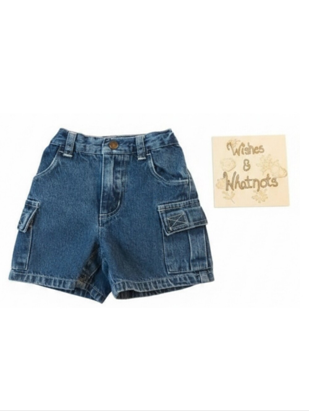 Vintage 90s Nordstrom Pine Peak Blues Baby Denim Jeans 12 Months Made In HK